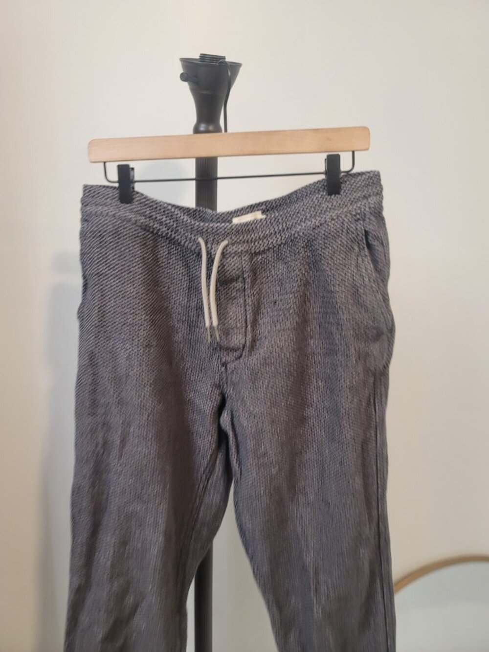 Taylor Stitch The Apres Pant Jogger Cross Dye Large Inseam 30 Gray - Picture 3 of 6